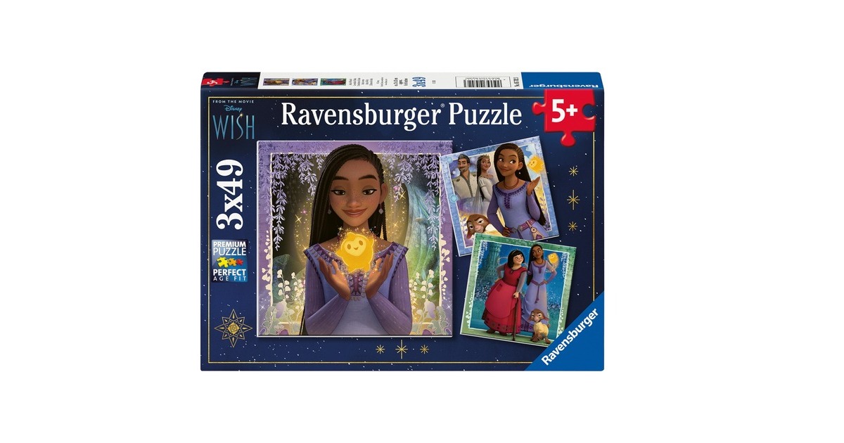 Ravensburger Kinderpuzzle Disney Wish(3x 49 Teile)