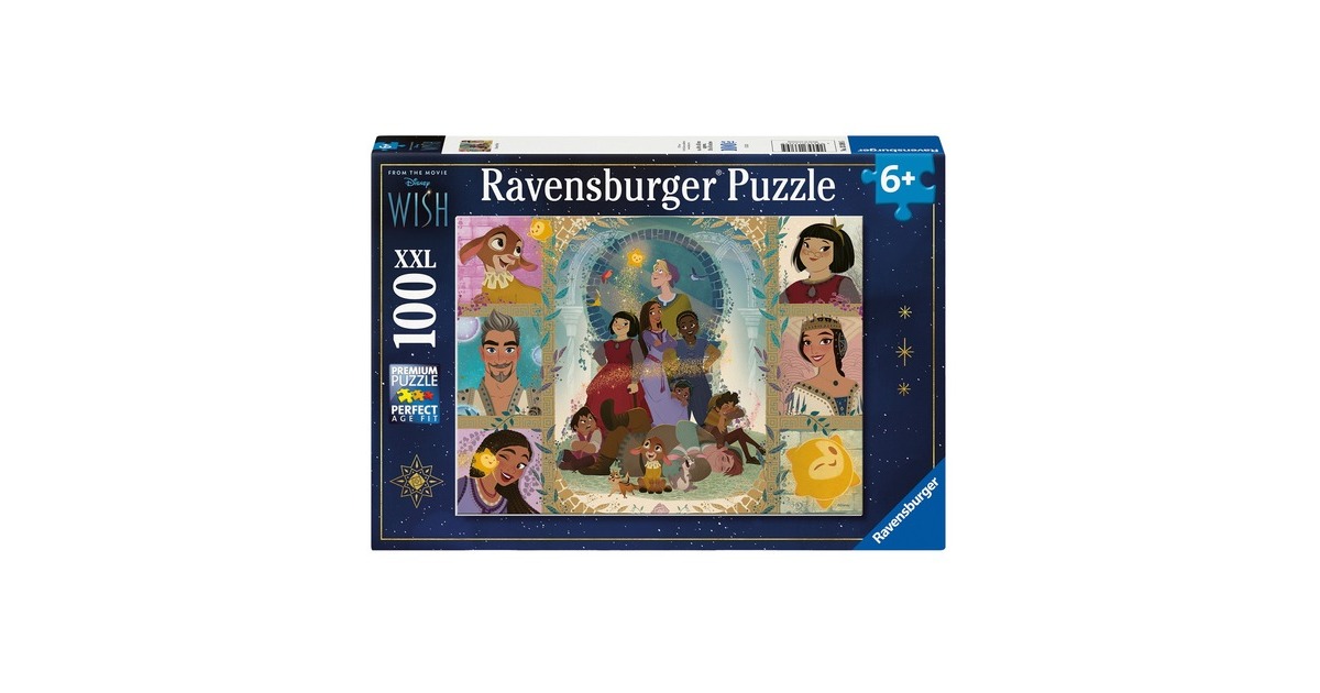 Ravensburger Kinderpuzzle Disney Wish(100 Teile)