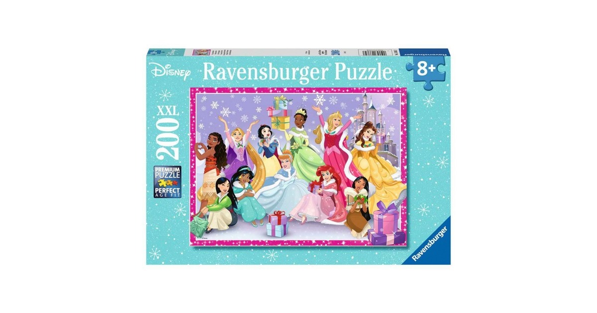 Ravensburger Kinderpuzzle Disney - Ein zauberhaftes Weihnachtsfest(200 Teile)