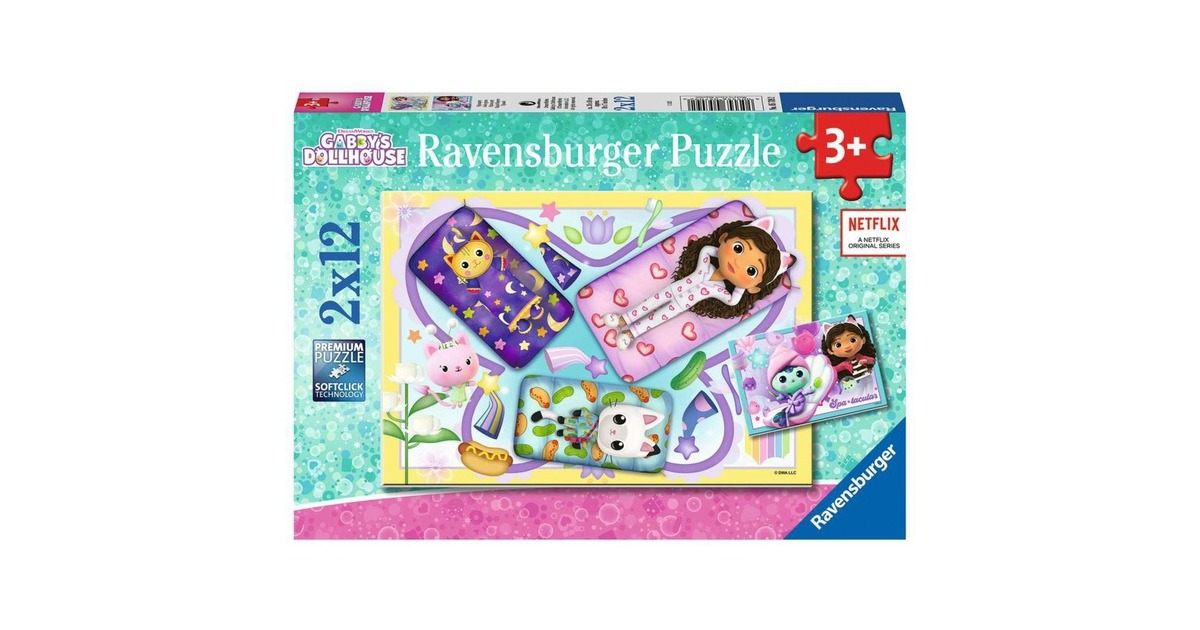 Ravensburger Kinderpuzzle Gabby's Dollhouse(2x 12 Teile)