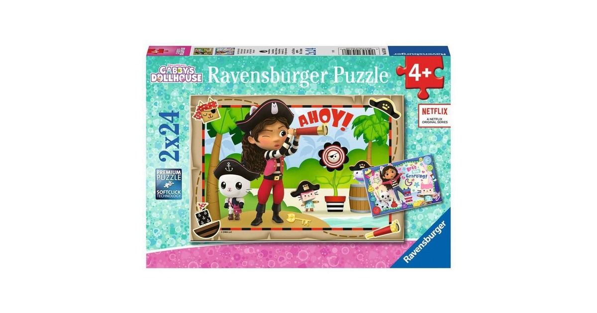 Ravensburger Kinderpuzzle Gabby's Dollhouse(2x 24 Teile)