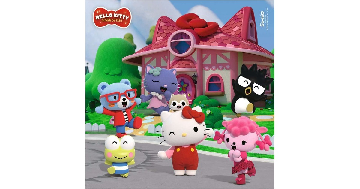 Ravensburger Kinderpuzzle Hello Kitty Abenteuer in Cherry Town(3x 49 Teile)