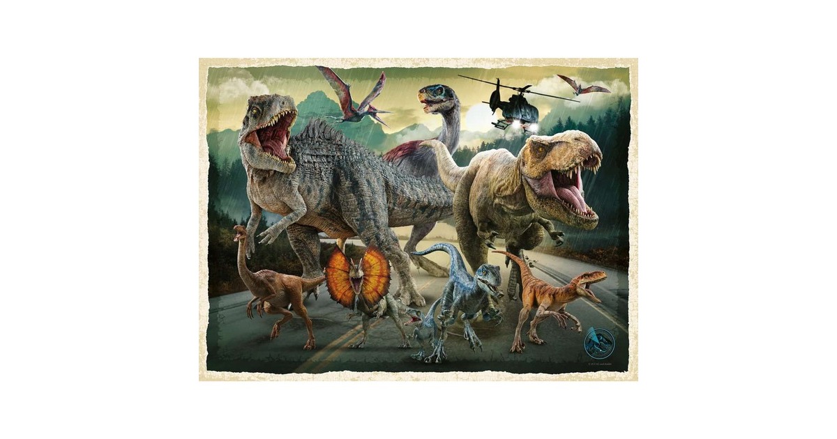 Ravensburger Kinderpuzzle Jurassic World Das Leben findet einen Weg(200 Teile)