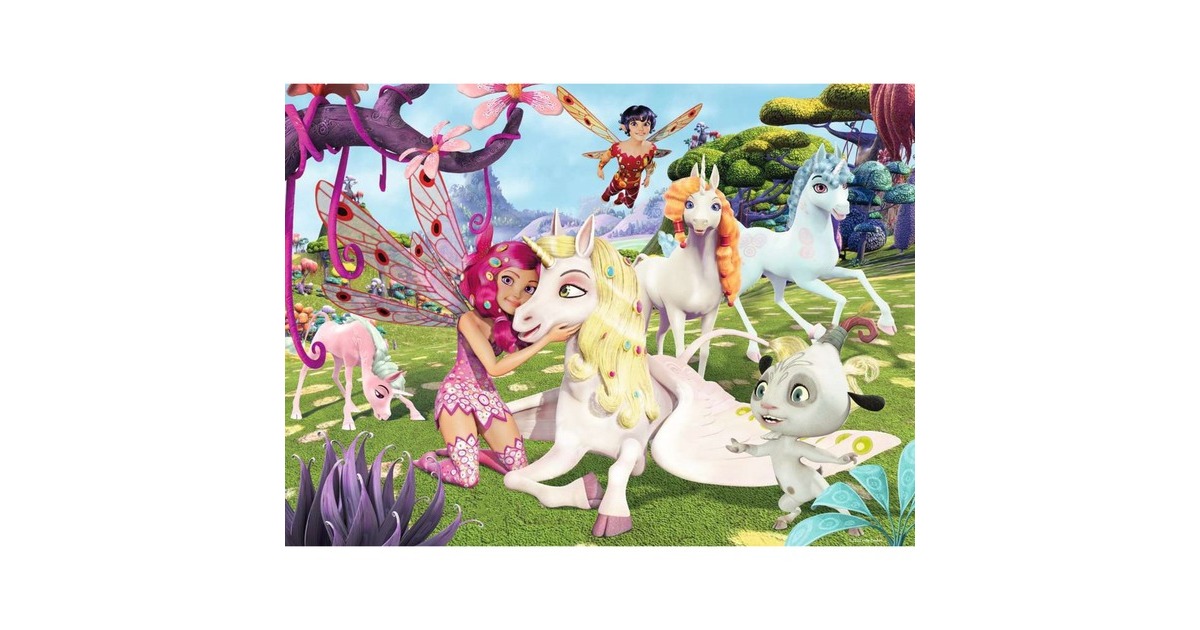 Ravensburger Kinderpuzzle Mia and me - Wahre Einhorn-Freundschaft(100 Teile)