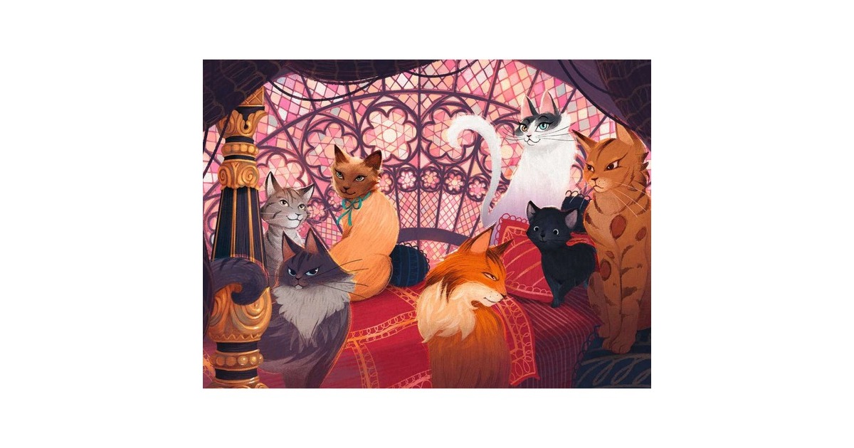 Ravensburger Kinderpuzzle Mitternachtskatzen - Auf der Suche nach dem magischen Halsband(300 Teile)