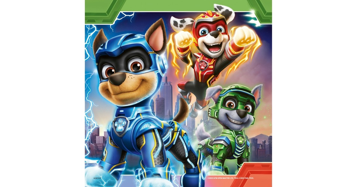 Ravensburger Kinderpuzzle Paw Patrol: The Mighty Movie(3x 49 Teile)