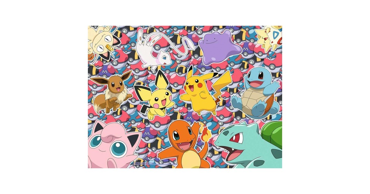 Ravensburger Kinderpuzzle Pokémon - Bereit zu kämpfen!(100 Teile)