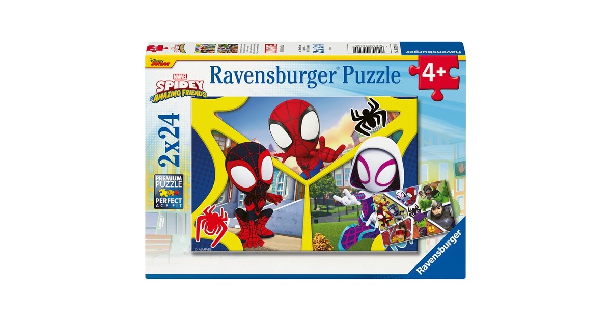 Ravensburger Kinderpuzzle Spidey und seine Super-Freunde(2x 24 Teile)