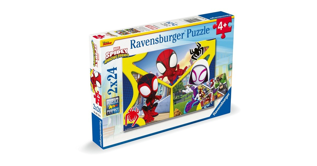 Ravensburger Kinderpuzzle Spidey und seine Super-Freunde(2x 24 Teile)