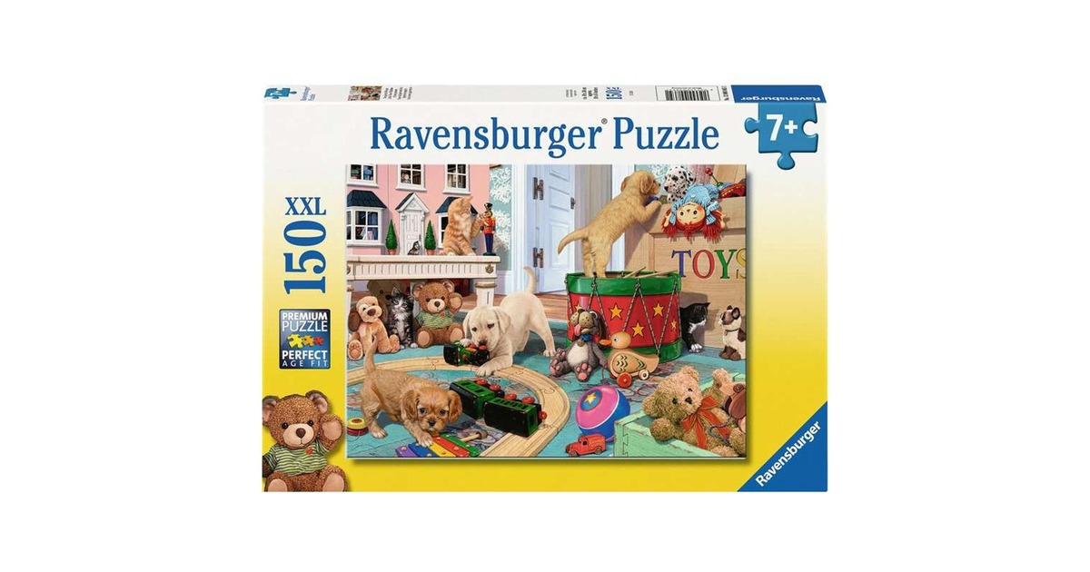 Ravensburger Kinderpuzzle Verspielte Welpen(150 Teile)