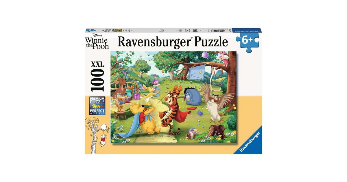 Ravensburger Kinderpuzzle Winnie Puuh - Die Rettung(100 Teile)