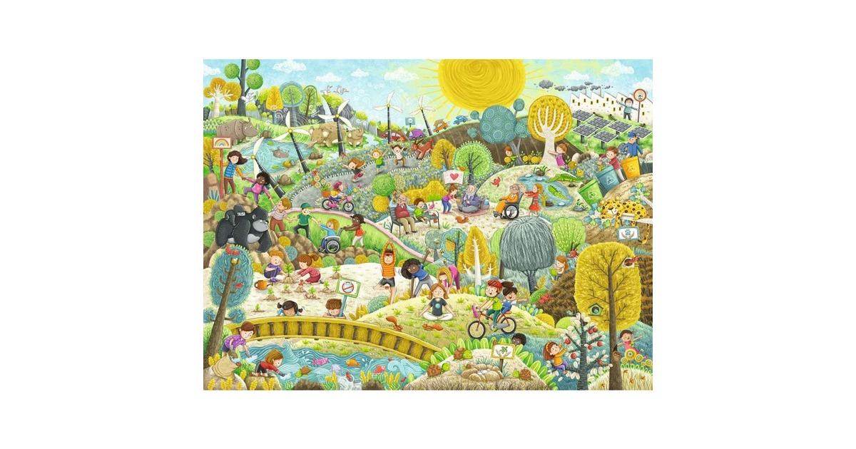 Ravensburger Kinderpuzzle Wir schützen unsere Erde!(200 Teile)