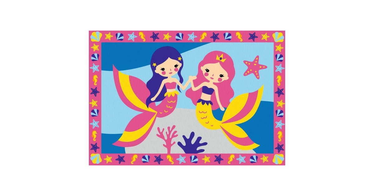 Ravensburger Malen nach Zahlen Junior - Bezaubernde Meerjungfrauen(2 Motive)