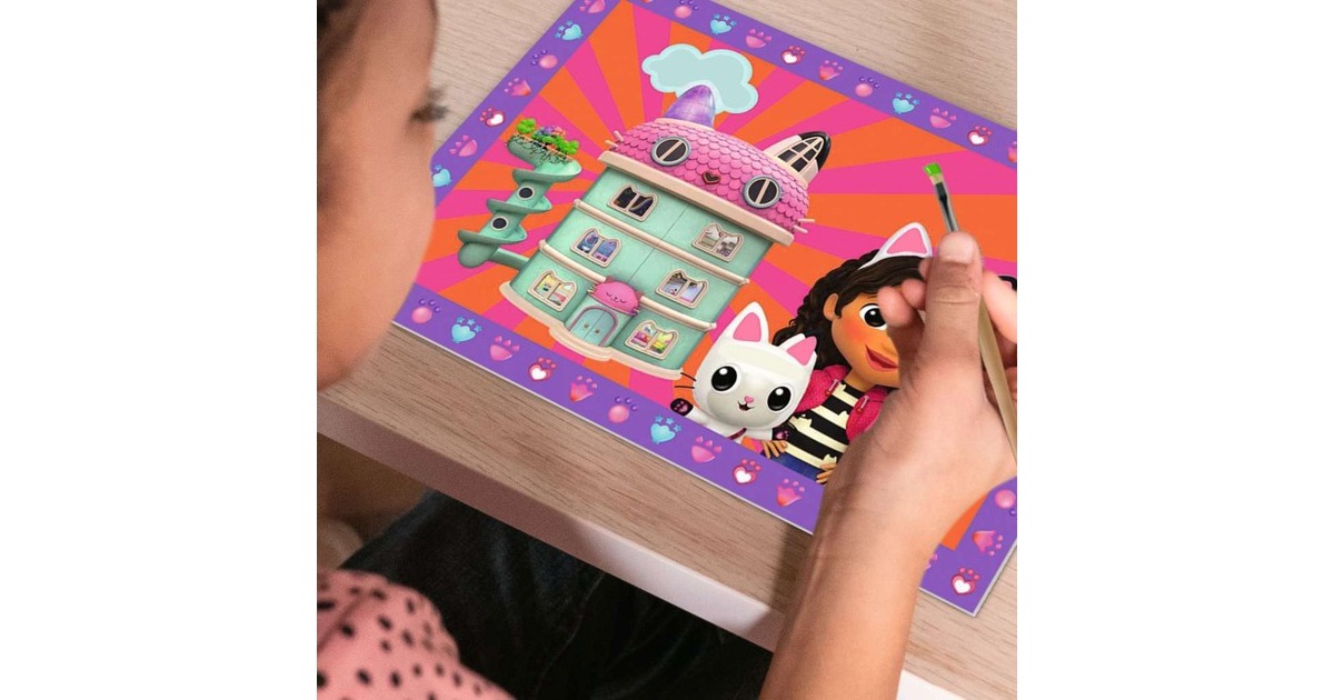 Ravensburger Malen nach Zahlen Junior - DreamWorks Gabby's Dollhouse(2 Motive)