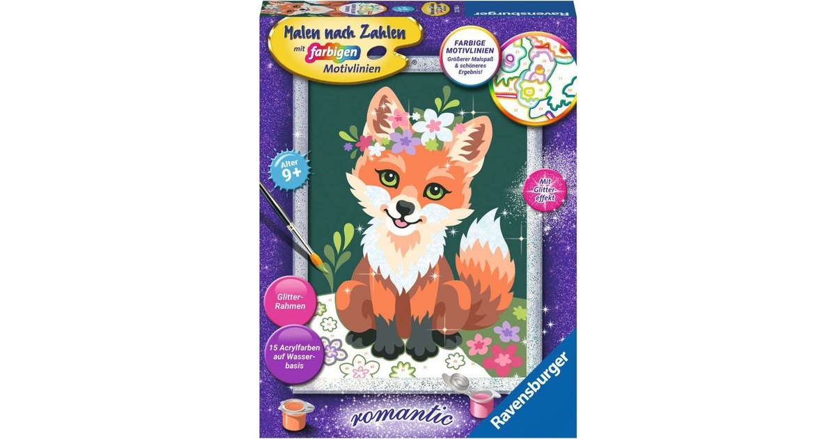 Ravensburger Malen nach Zahlen - Blumiger Fuchs