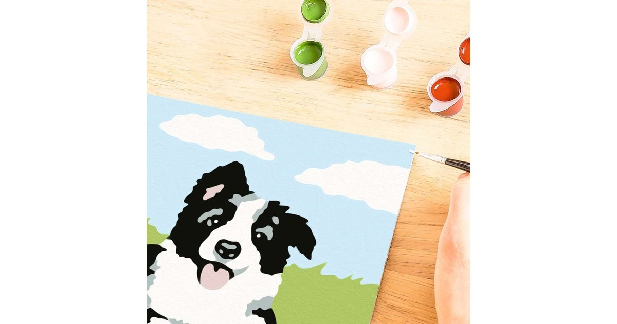 Ravensburger Malen nach Zahlen - Border Collie Welpe