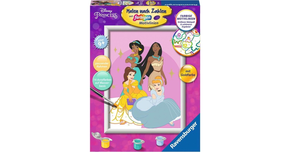 Ravensburger Malen nach Zahlen - Disney Prinzessinnen