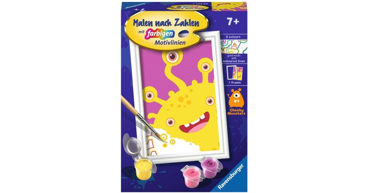 Ravensburger Malen nach Zahlen - Gelbes Monster
