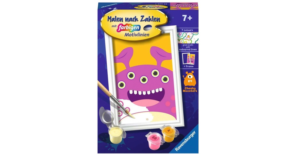 Ravensburger Malen nach Zahlen - Lila Monster