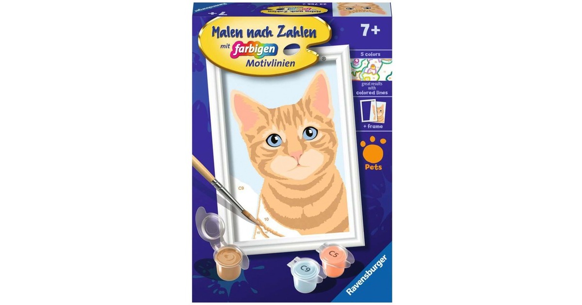 Ravensburger Malen nach Zahlen - Niedliche Katze