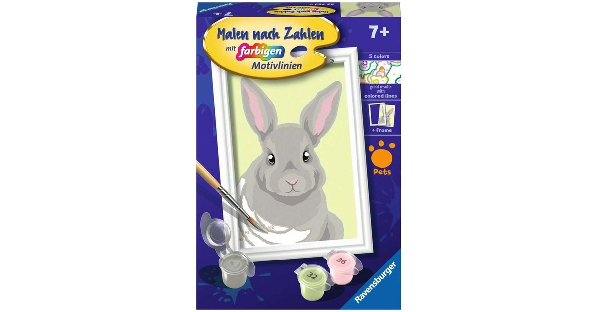 Ravensburger Malen nach Zahlen - Niedliches Kaninchen