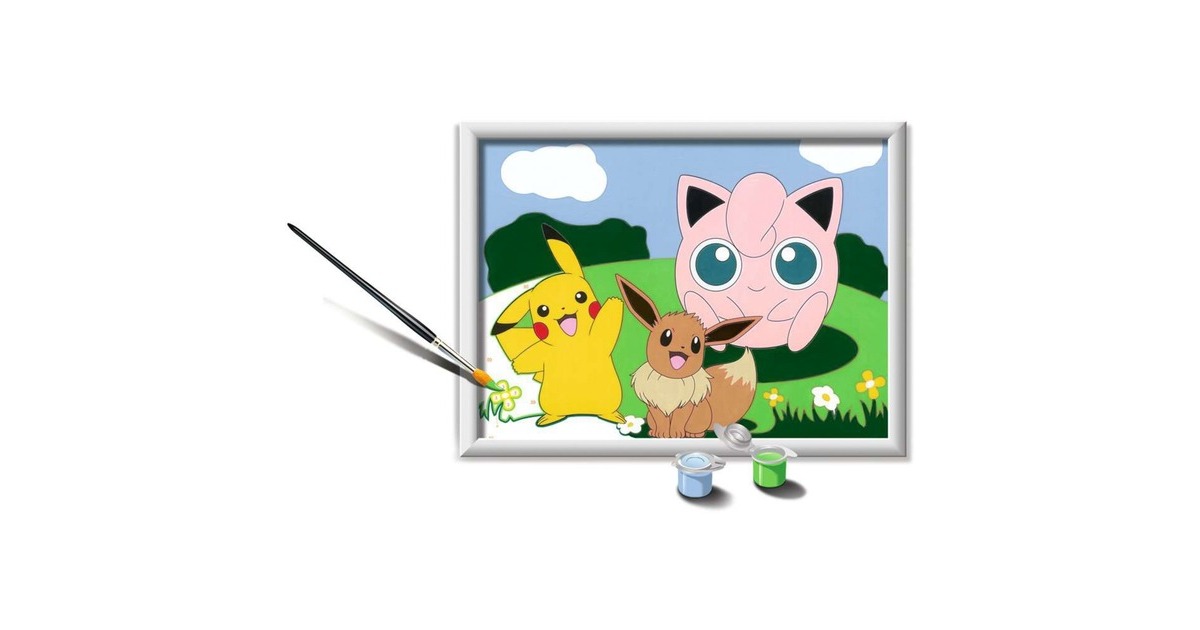Ravensburger Malen nach Zahlen - Pokémon Abenteuer