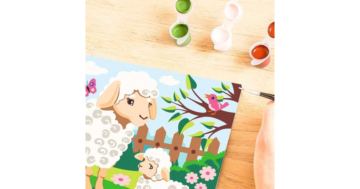 Ravensburger Malen nach Zahlen - Schaf mit Lämmchen