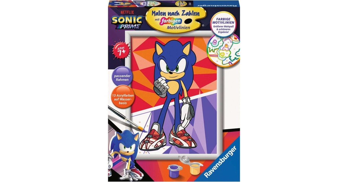 Ravensburger Malen nach Zahlen - Sonic: New Yoke City