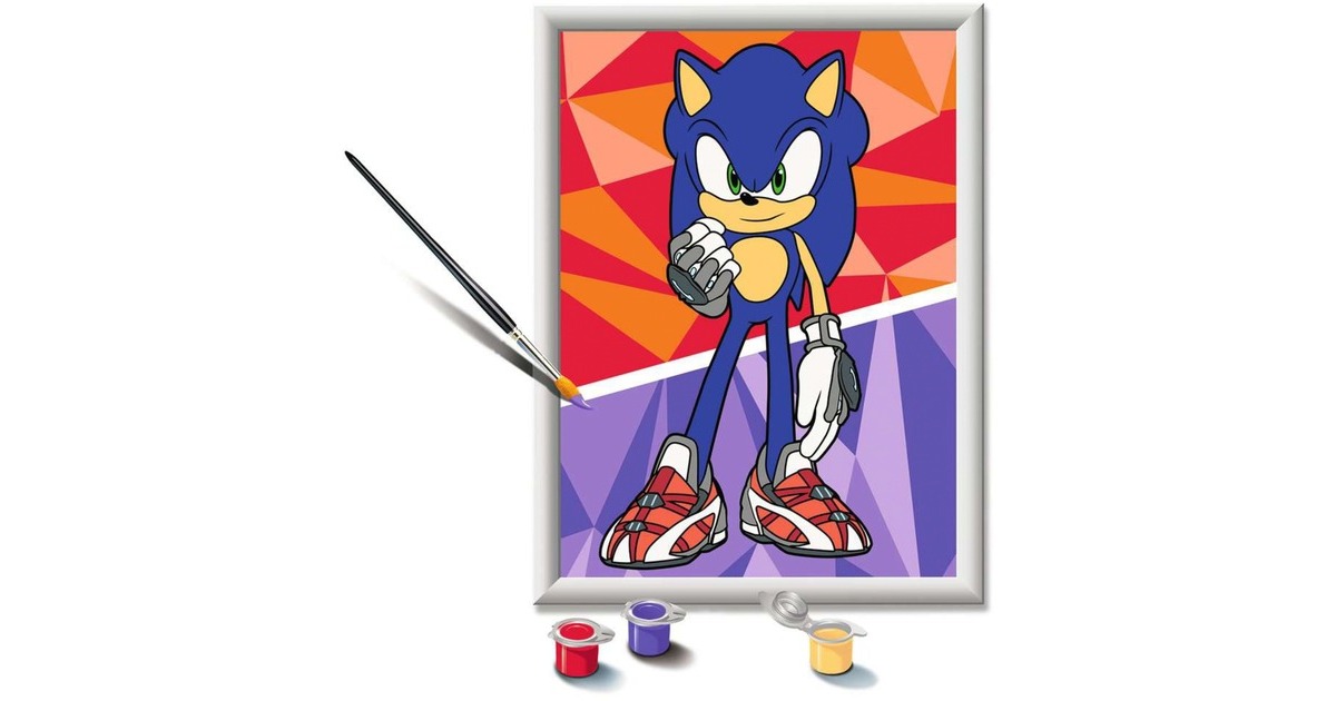 Ravensburger Malen nach Zahlen - Sonic: New Yoke City