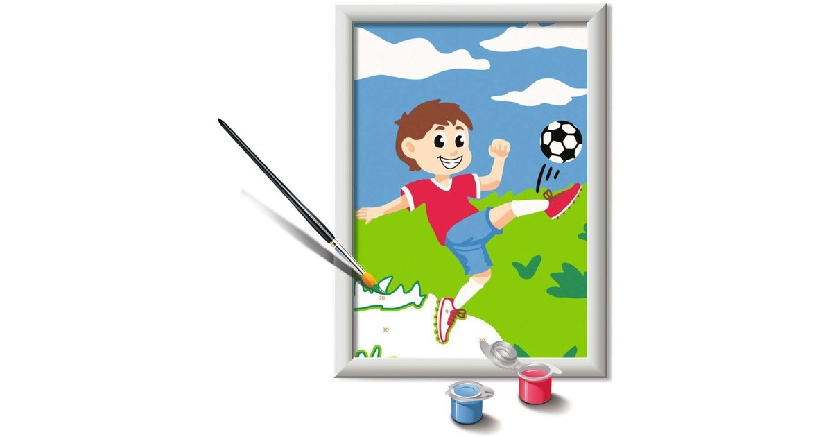 Ravensburger Malen nach Zahlen - Spaß am Fußball