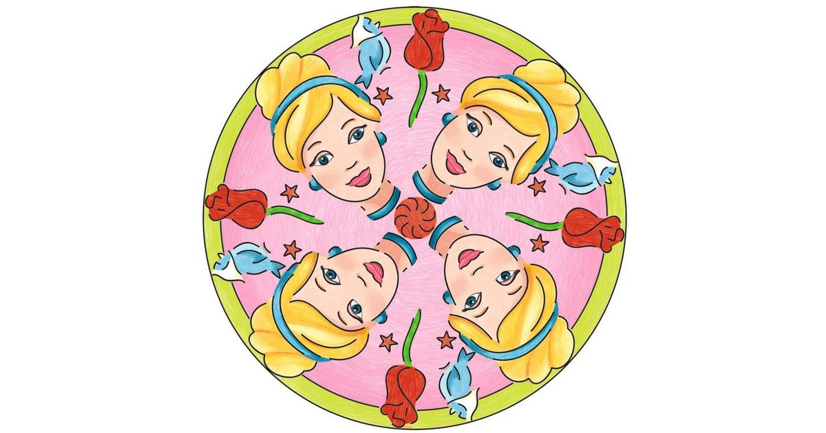 Ravensburger Midi Mandala-Designer Disney Princess, Basteln