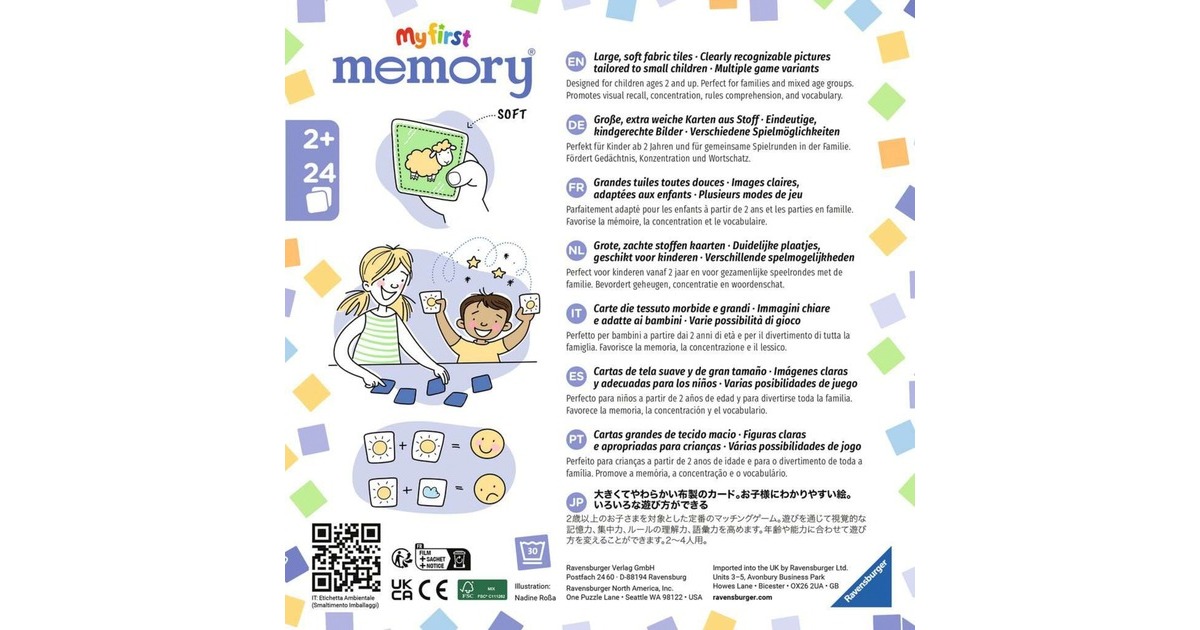 Ravensburger My first memory Plüsch, Gedächtnisspiel