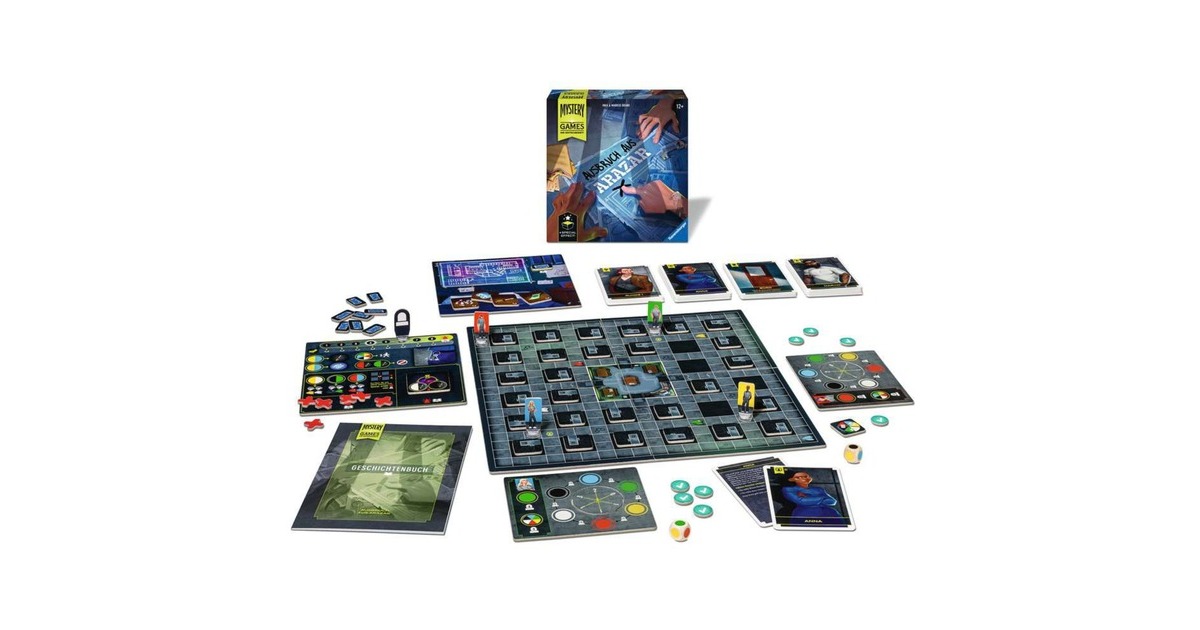 Ravensburger Mystery Games - Der Ausbruch aus Arazar, Brettspiel