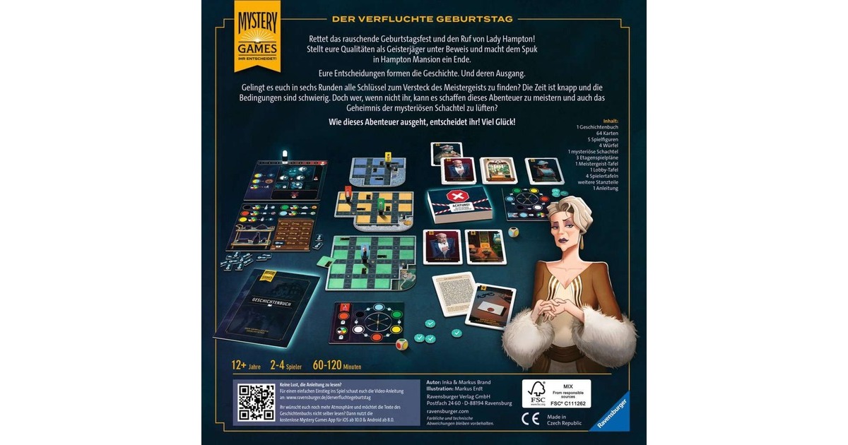 Ravensburger Mystery Games – Der verfluchte Geburtstag, Partyspiel