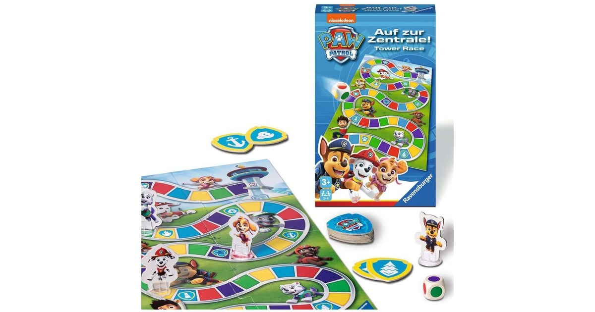 Ravensburger PAW Patrol - Auf zur Zentrale!, Brettspiel