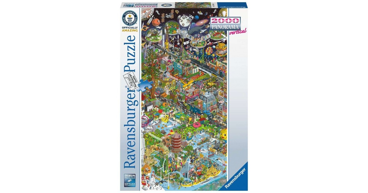 Ravensburger Panorama Puzzle vertical Guinness World Records(2000 Teile) Ravensburger Panorama Puzzle vertical Guinness World Records(2000 Teile)