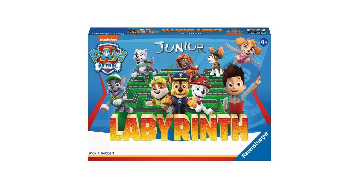 Ravensburger Paw Patrol Junior Labyrinth, Brettspiel