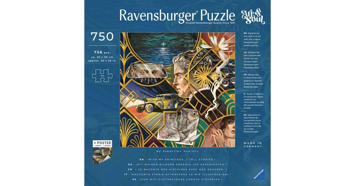 Ravensburger Puzzle Art & Soul - The Great Gatsby(750 Teile)