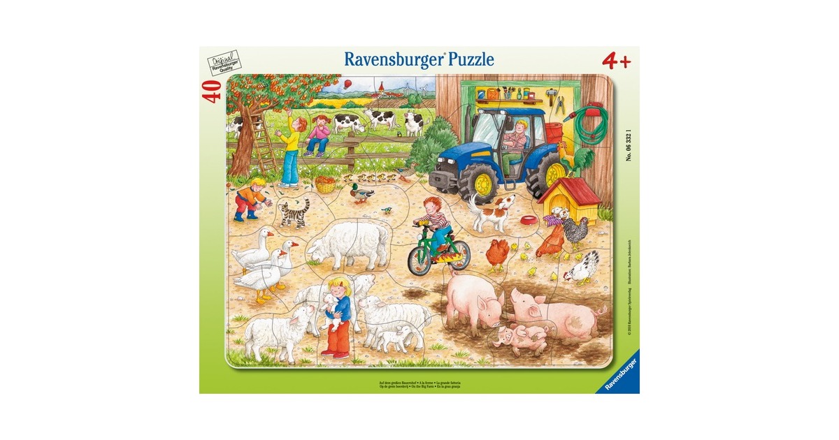 Ravensburger Puzzle Auf dem großen Bauernhof