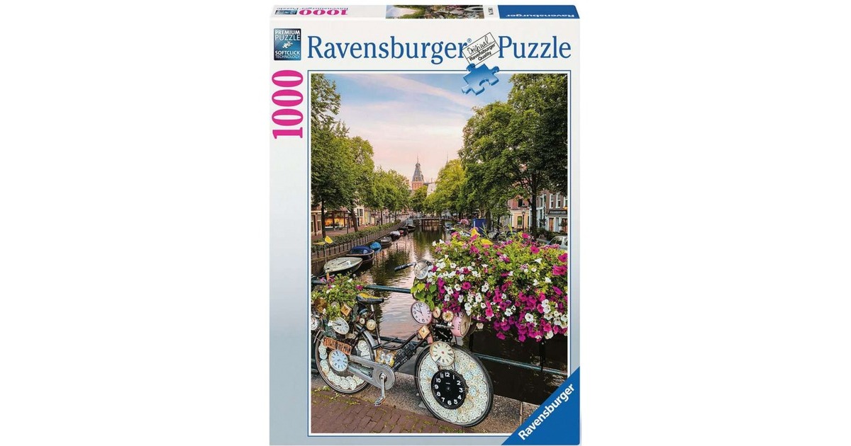 Ravensburger Puzzle Bicycle Amsterdam(1000 Teile)