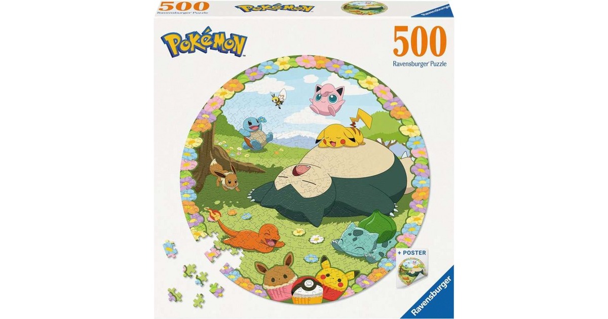 Ravensburger Puzzle Blumige Pokémons(500 Teile)