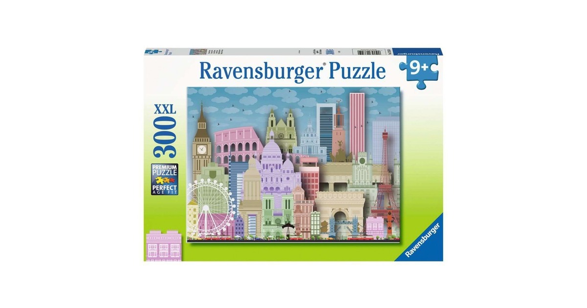 Ravensburger Puzzle Buntes Europa(300 Teile)