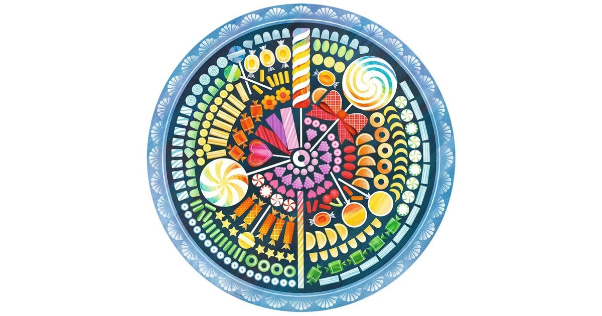 Ravensburger Puzzle Circle of Colors Candy(Teile: 500)