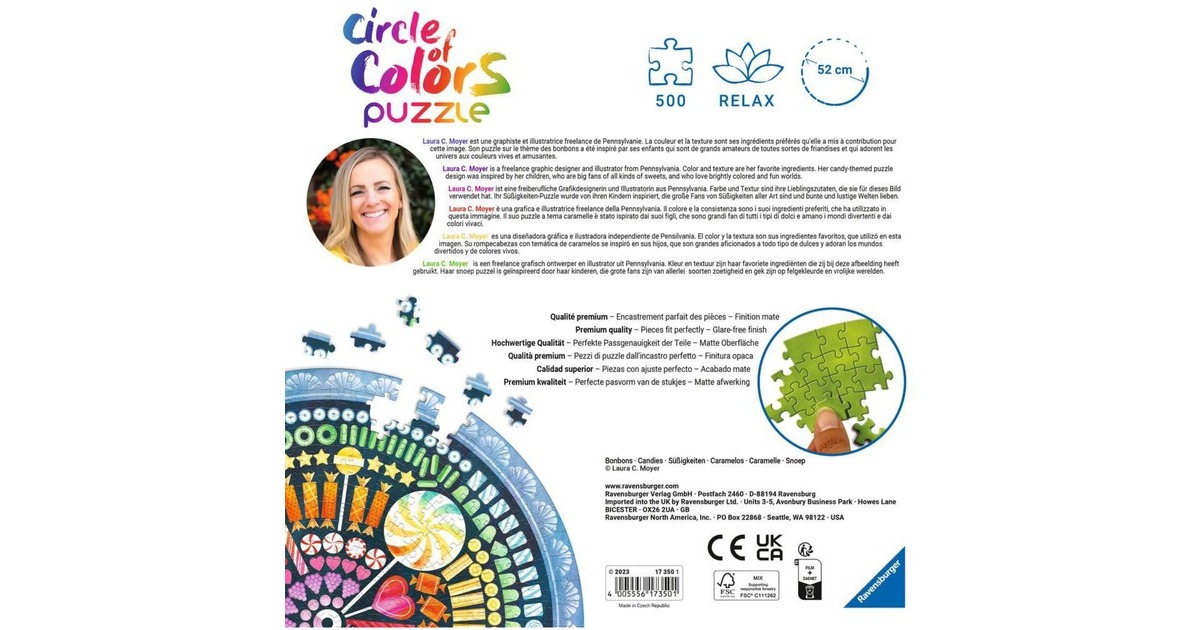 Ravensburger Puzzle Circle of Colors Candy(Teile: 500)