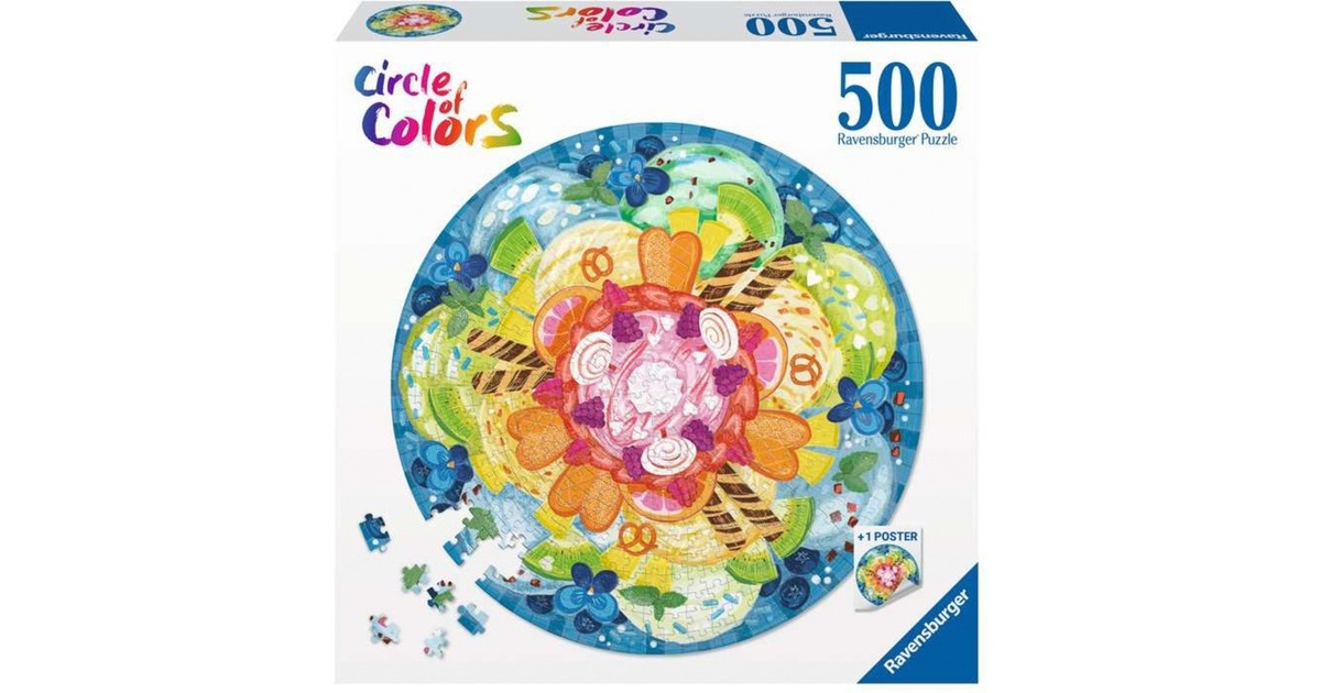 Ravensburger Puzzle Circle of Colors Ice Cream(Teile: 500)
