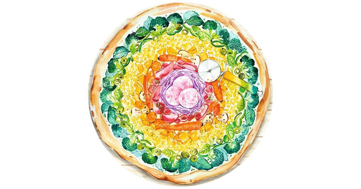 Ravensburger Puzzle Circle of Colors Pizza(Teile: 500)