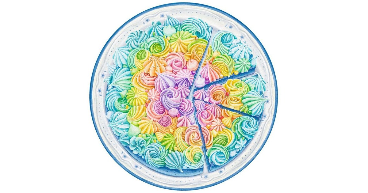 Ravensburger Puzzle Circle of Colors Rainbow Cake(Teile: 500)