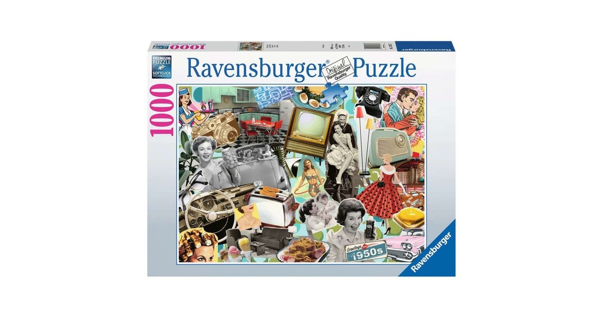 Ravensburger Puzzle Die 50er Jahre(1000 Teile)