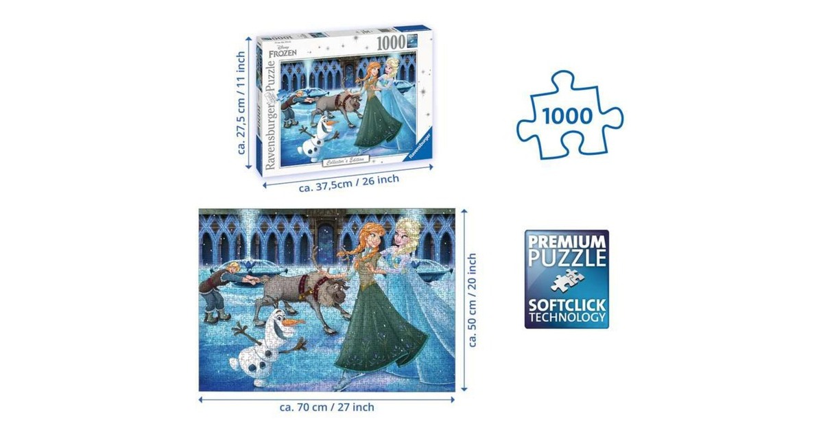 Ravensburger Puzzle Disney Collector's Edition - Die Eiskönigin(1000 Teile)