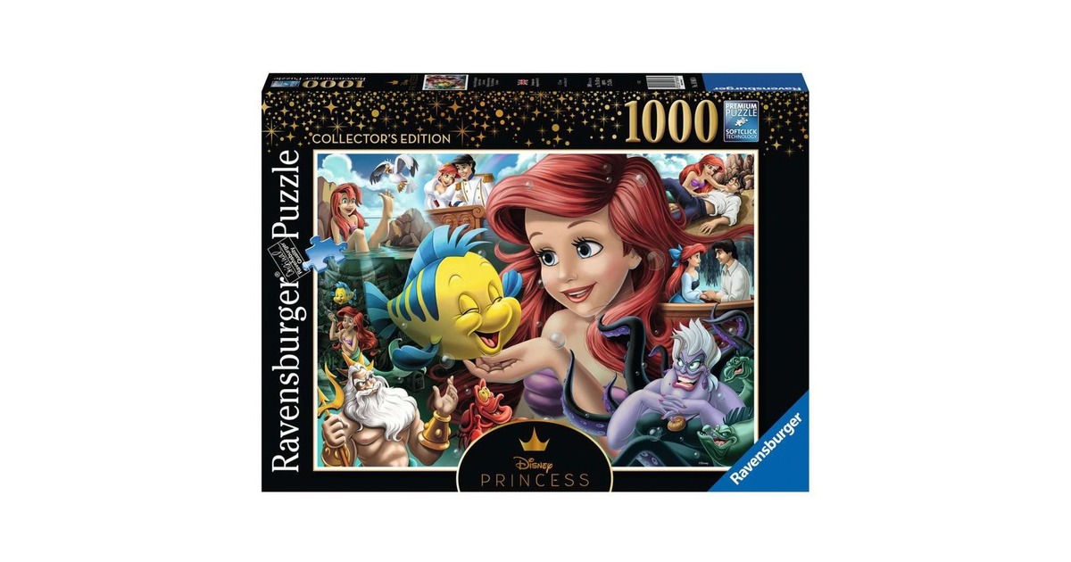 Ravensburger Puzzle Disney Princess Arielle, die Meerjungfrau(1000 Teile)